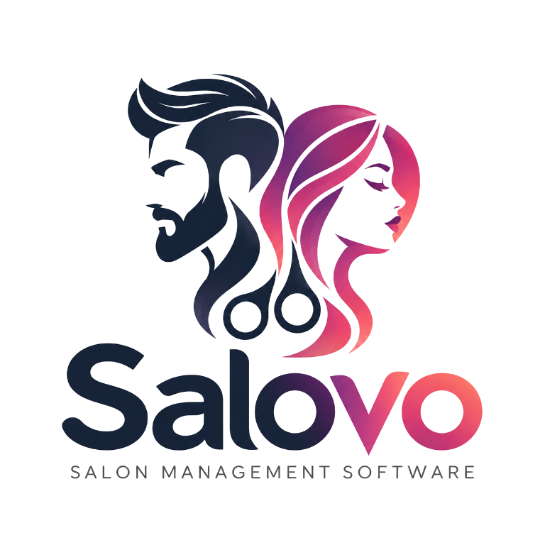 Salovo man and woman brand logo